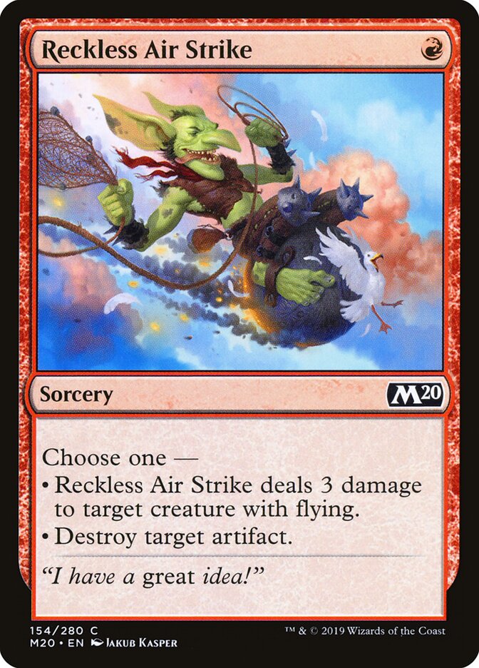 Reckless Air Strike · Core Set 2020 (M20) #154