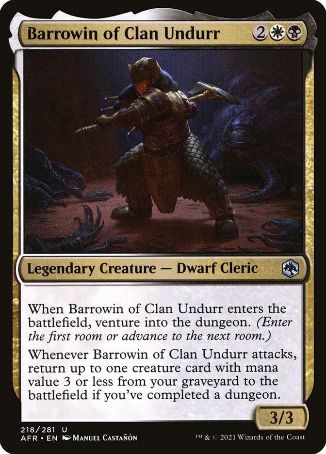 Barrowin of Clan Undurr · Adventures in the Forgotten Realms (AFR) #218