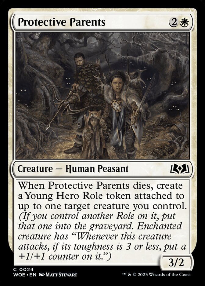 Protective Parents · Wilds of Eldraine (WOE) #24