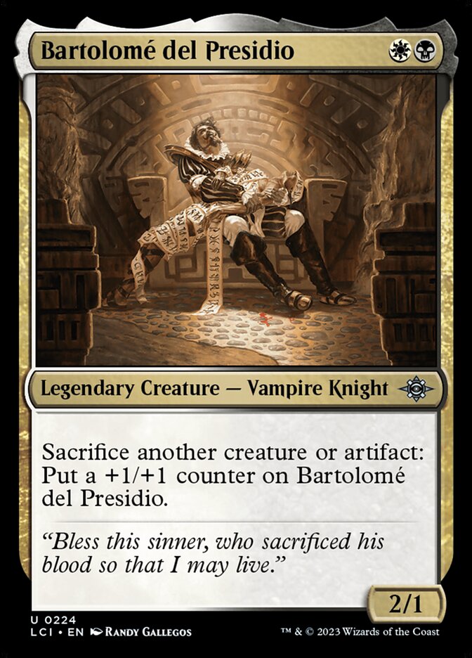 Bartolomé del Presidio · The Lost Caverns of Ixalan (LCI) #224