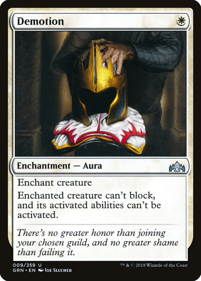 Demotion · Guilds of Ravnica (GRN) #9
