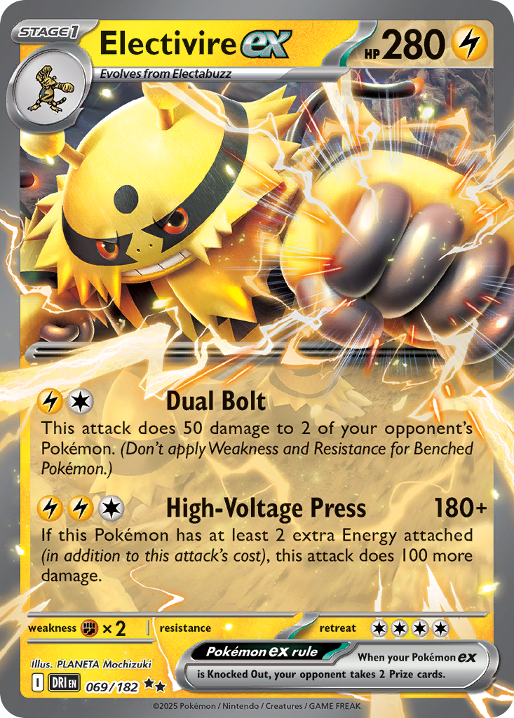 Electivire ex · Destined Rivals (SV10) #69