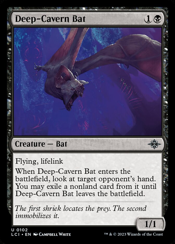 Deep-Cavern Bat · The Lost Caverns of Ixalan (LCI) #102