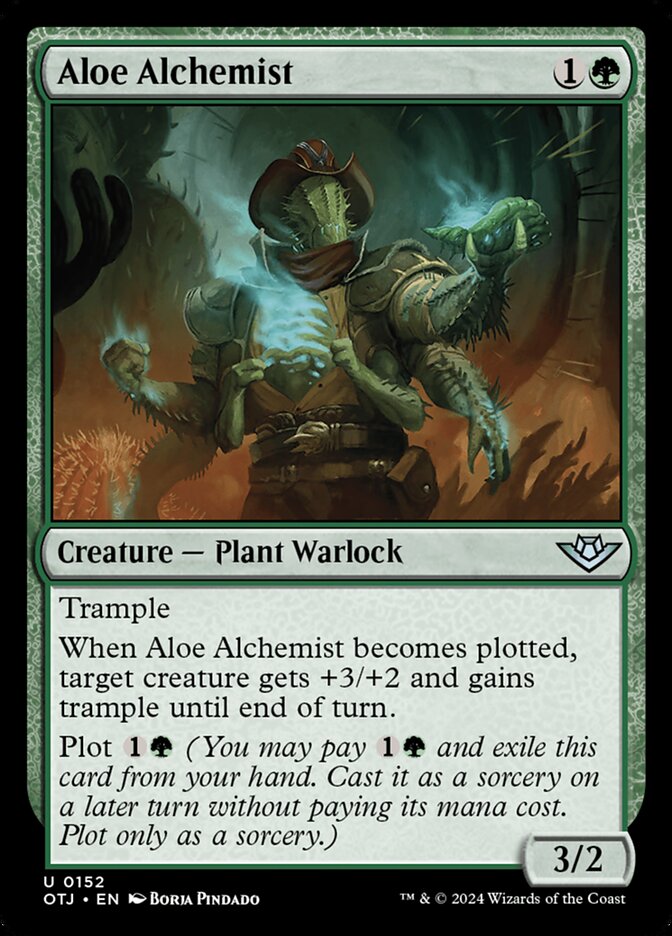Aloe Alchemist · Outlaws of Thunder Junction (OTJ) #152