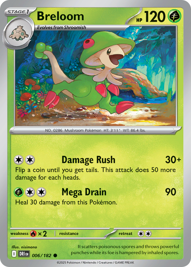Breloom · Destined Rivals (SV10) #6
