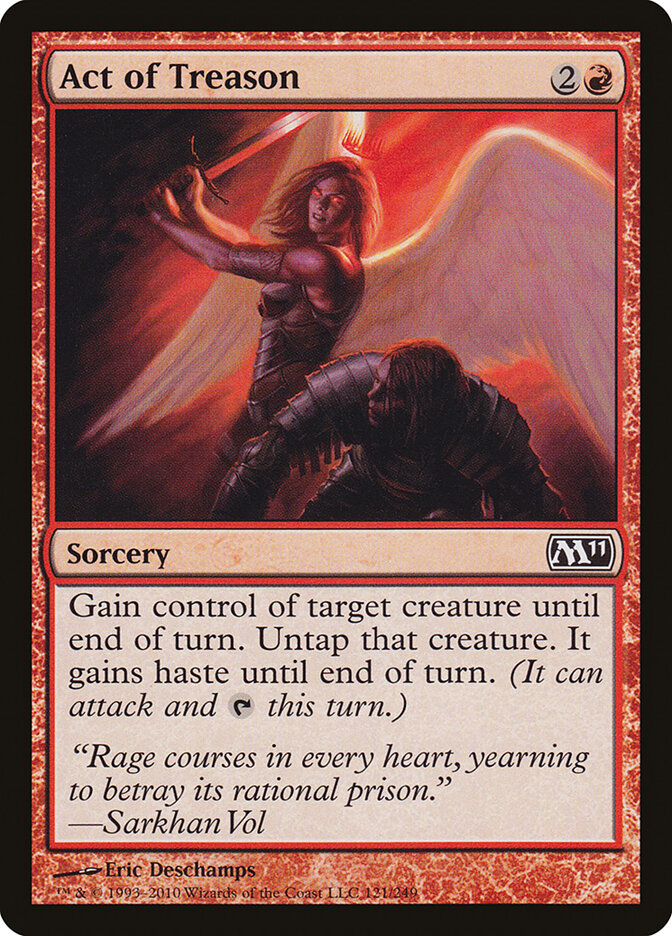 Act of Treason · Magic 2011 (M11) #121