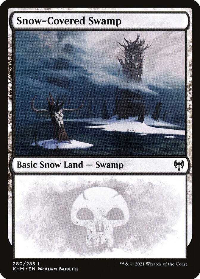 Snow-Covered Swamp · Kaldheim (KHM) #280