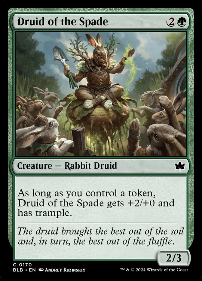 Druid of the Spade · Bloomburrow (BLB) #170