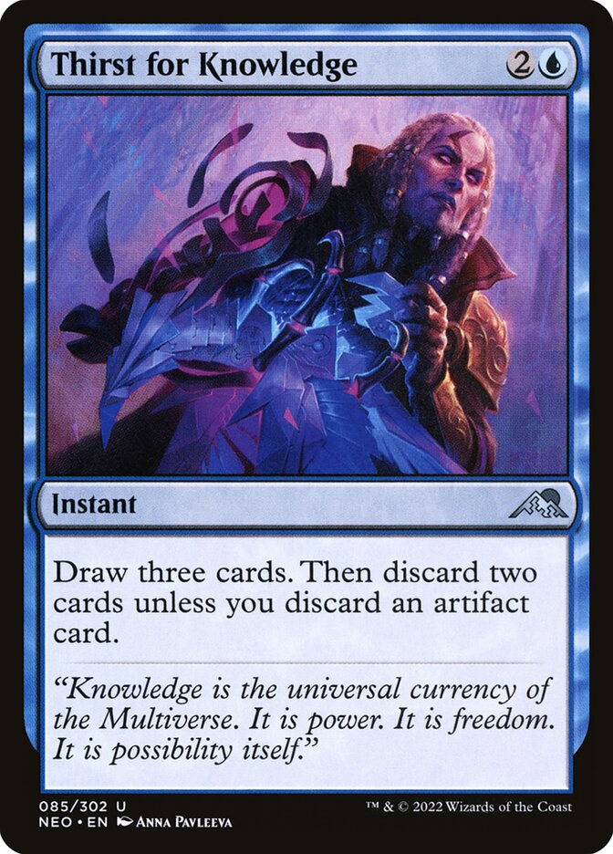 Thirst for Knowledge · Kamigawa: Neon Dynasty (NEO) #85