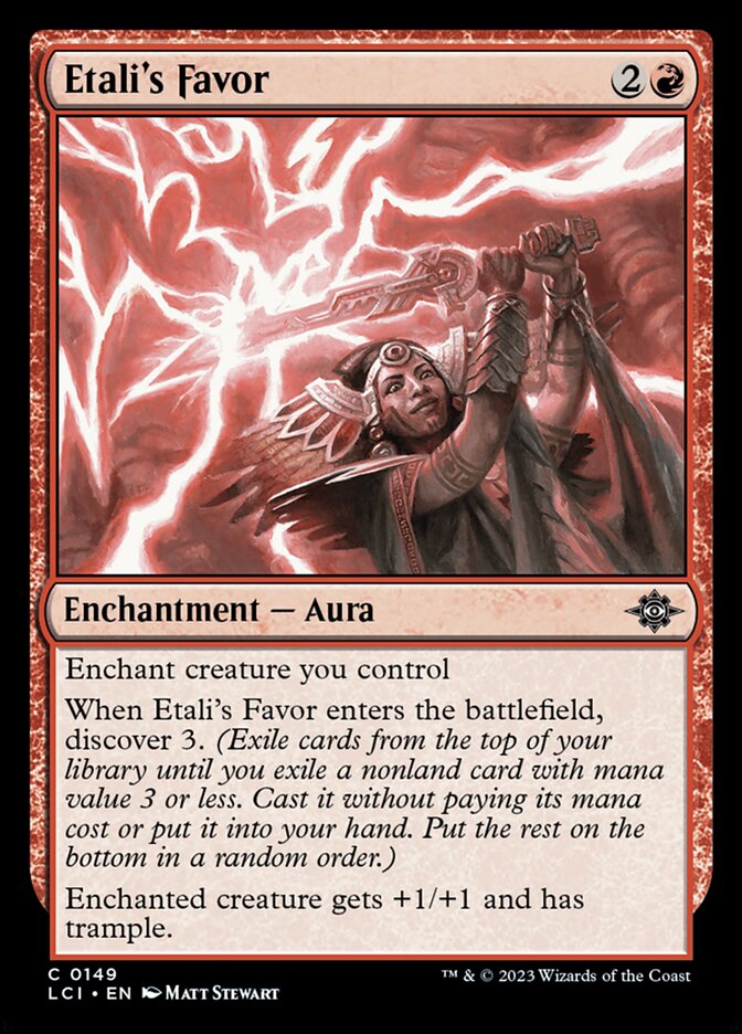 Etali's Favor · The Lost Caverns of Ixalan (LCI) #149