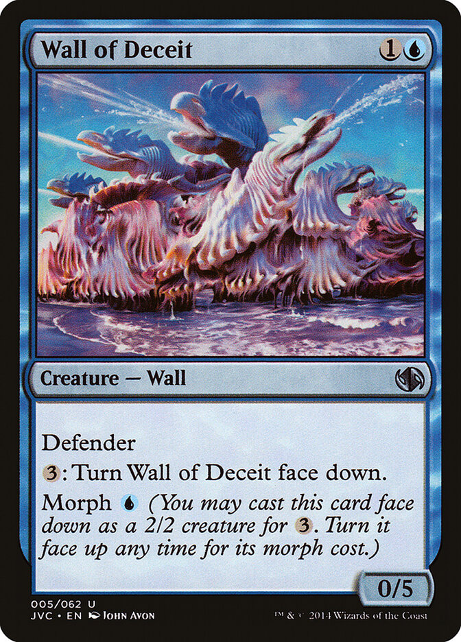 Wall of Deceit · Duel Decks Anthology: Jace vs. Chandra (JVC) #5