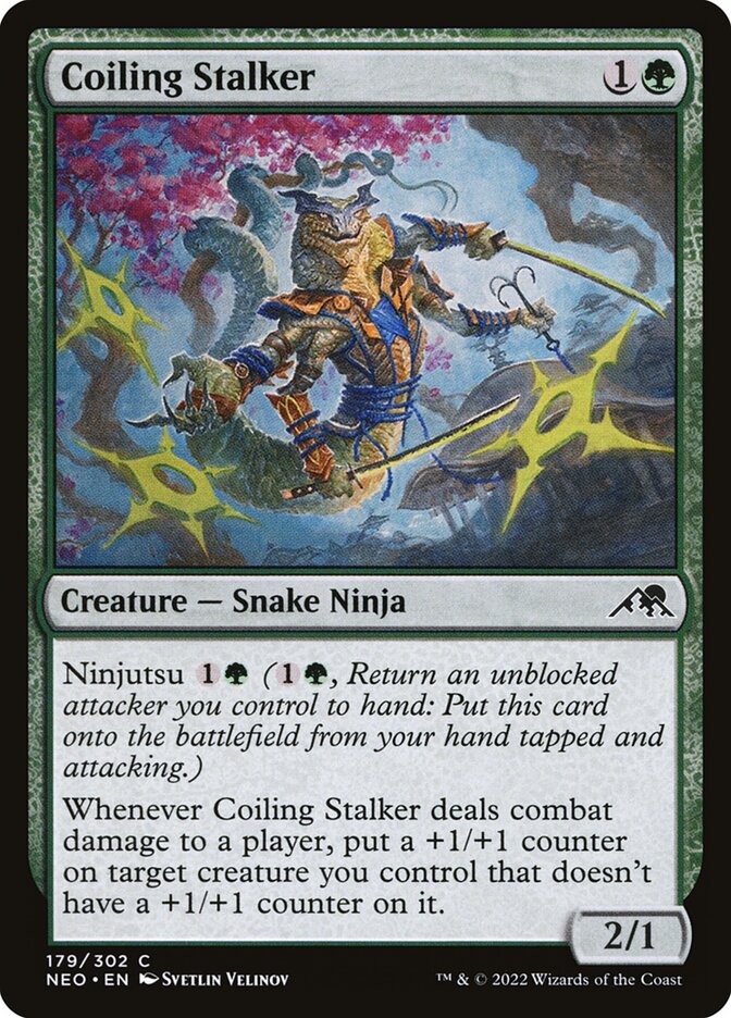 Coiling Stalker · Kamigawa: Neon Dynasty (NEO) #179