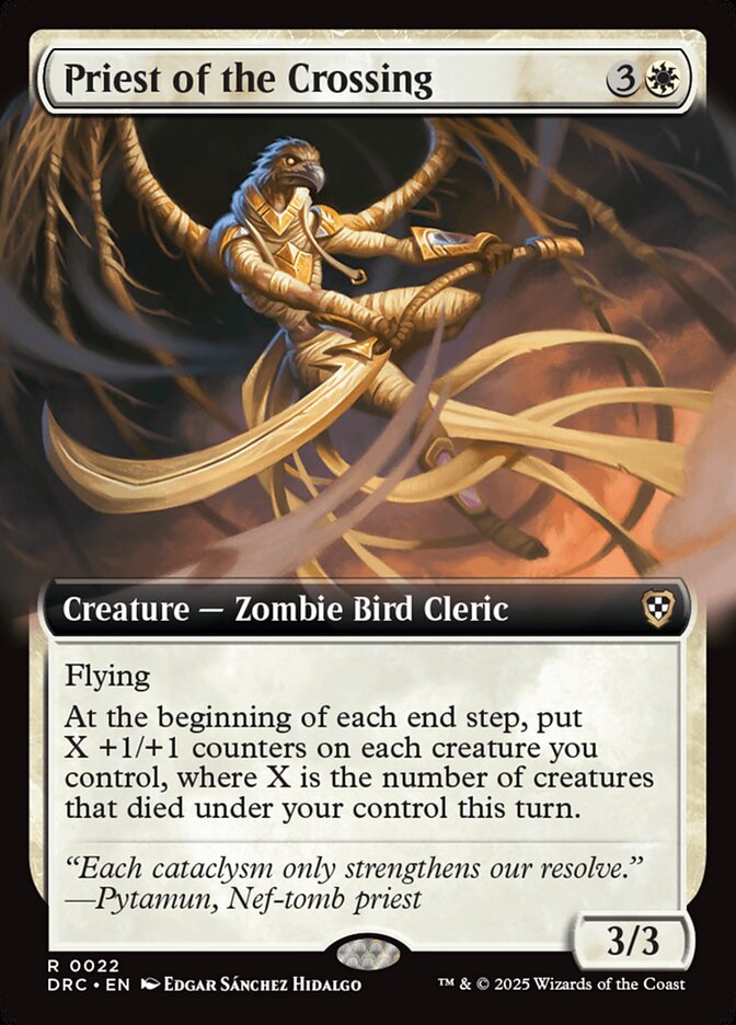 Priest of the Crossing · Aetherdrift Commander (DRC) #22 · extended-art