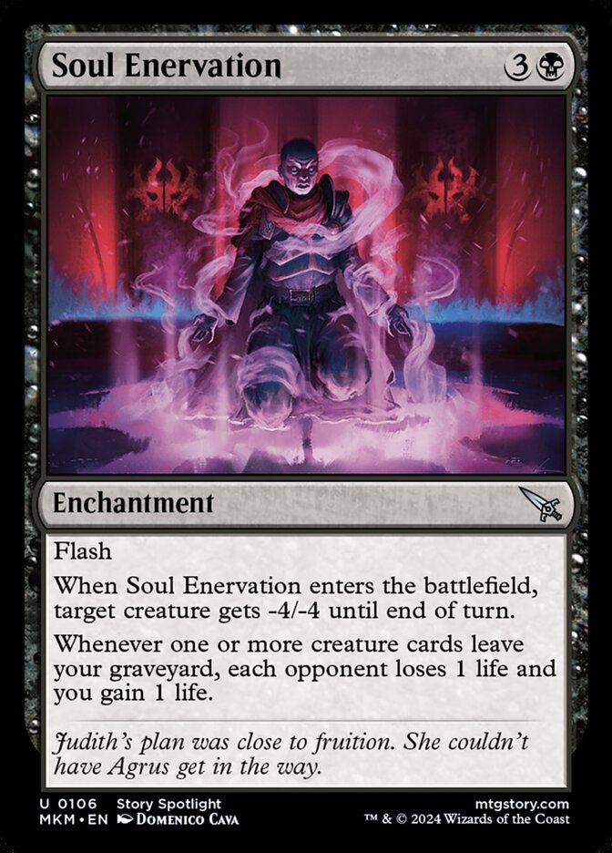 Soul Enervation · Murders at Karlov Manor (MKM) #106