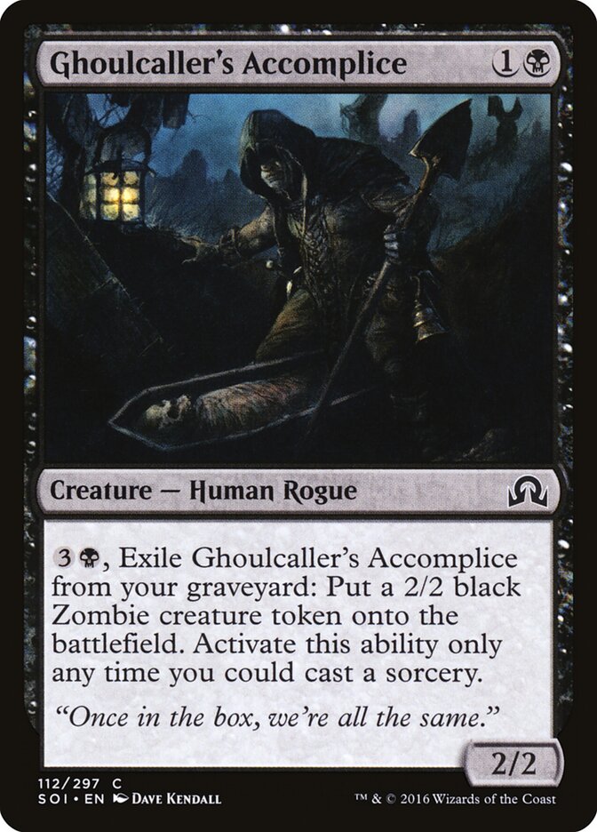 Ghoulcaller's Accomplice · Shadows over Innistrad (SOI) #112