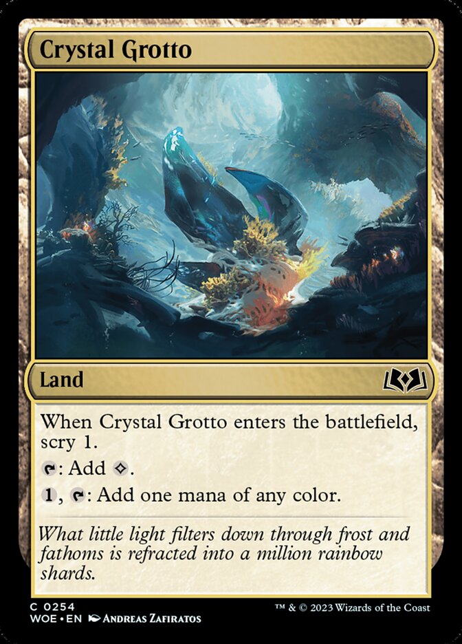 Crystal Grotto · Wilds of Eldraine (WOE) #254