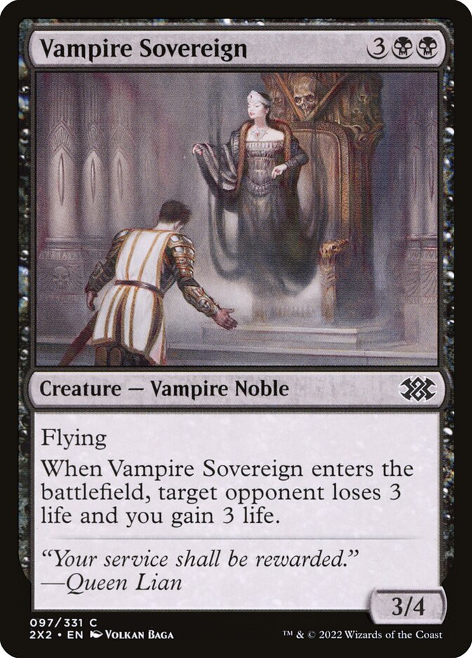 Vampire Sovereign · Double Masters 2022 (2X2) #97