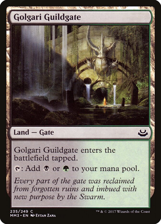 Golgari Guildgate · Modern Masters 2017 (MM3) #235