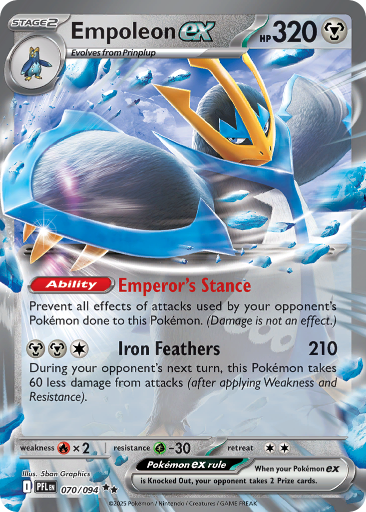 Empoleon ex · Phantasmal Flames (ME2) #70