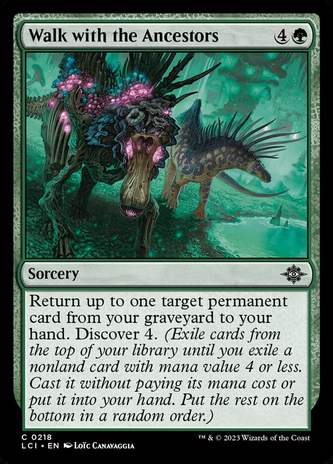 Walk with the Ancestors · The Lost Caverns of Ixalan (LCI) #218
