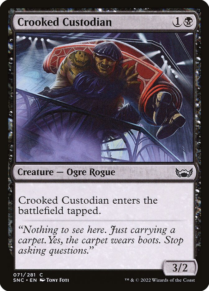 Crooked Custodian · Streets of New Capenna (SNC) #71