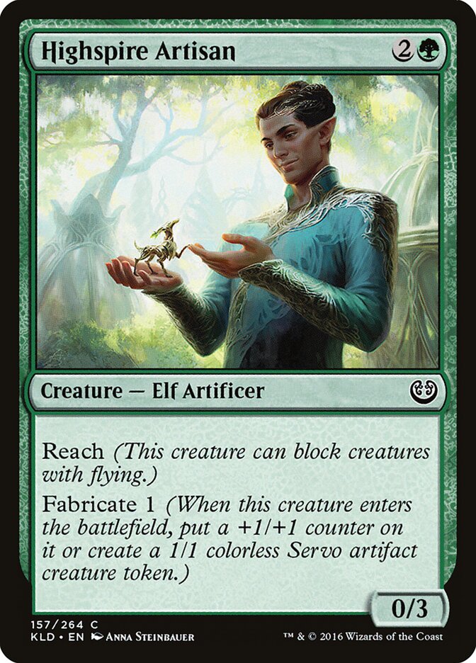 Highspire Artisan · Kaladesh (KLD) #157