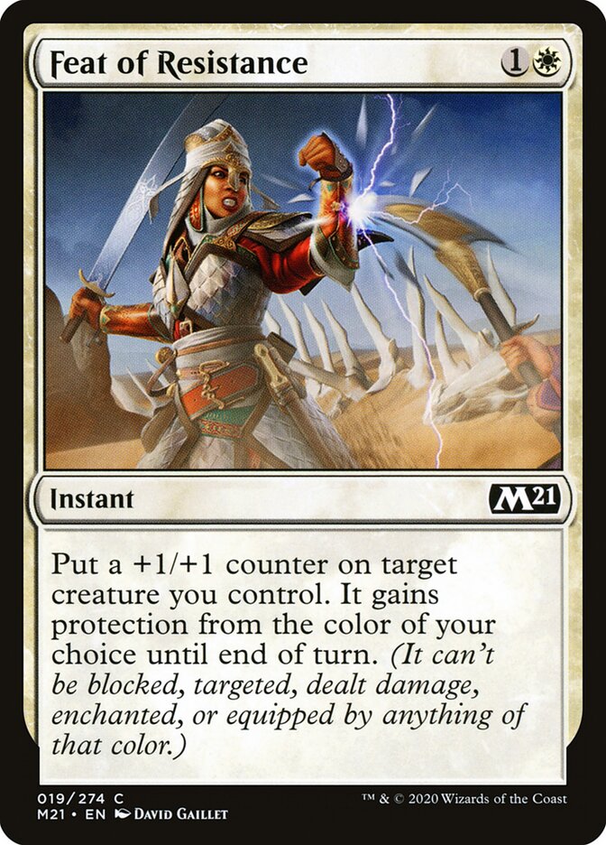 Feat of Resistance · Core Set 2021 (M21) #19