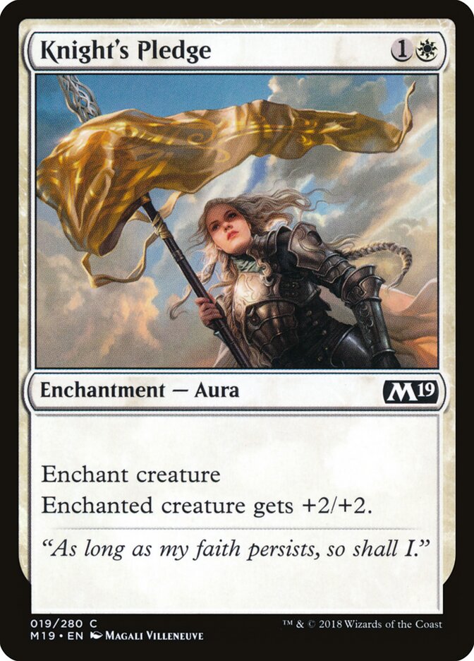 Knight's Pledge · Core Set 2019 (M19) #19
