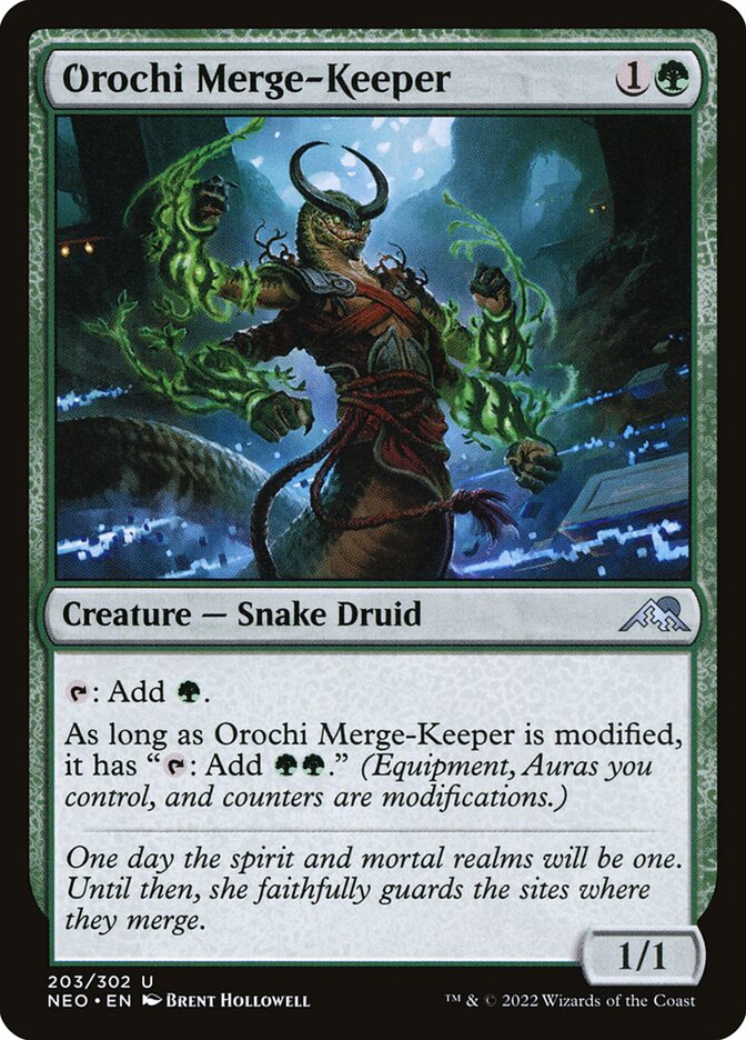 Orochi Merge-Keeper · Kamigawa: Neon Dynasty (NEO) #203