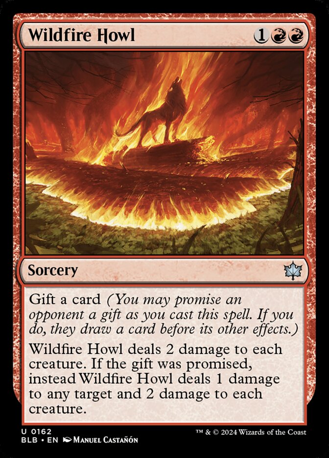 Wildfire Howl · Bloomburrow (BLB) #162