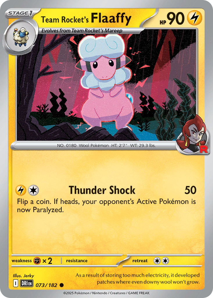 Team Rocket's Flaaffy · Destined Rivals (SV10) #73