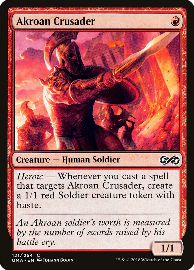 Akroan Crusader · Ultimate Masters (UMA) #121