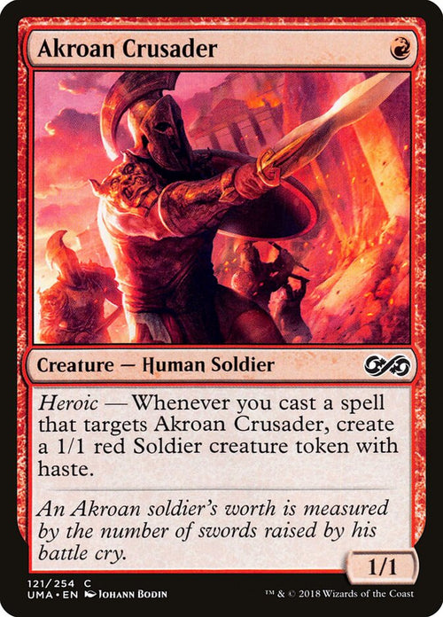 Akroan Crusader · Ultimate Masters (UMA) #121