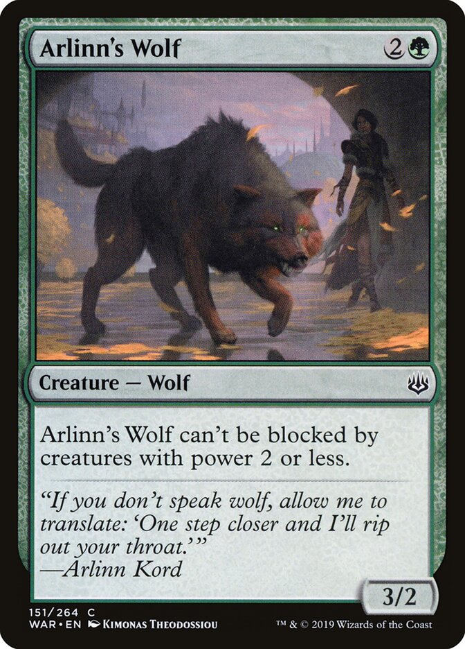 Arlinn's Wolf · War of the Spark (WAR) #151