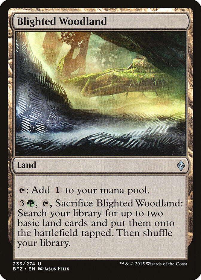 Blighted Woodland · Battle for Zendikar (BFZ) #233