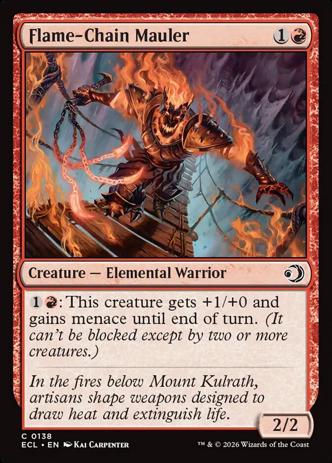 Flame-Chain Mauler · Lorwyn Eclipsed (ECL) #138