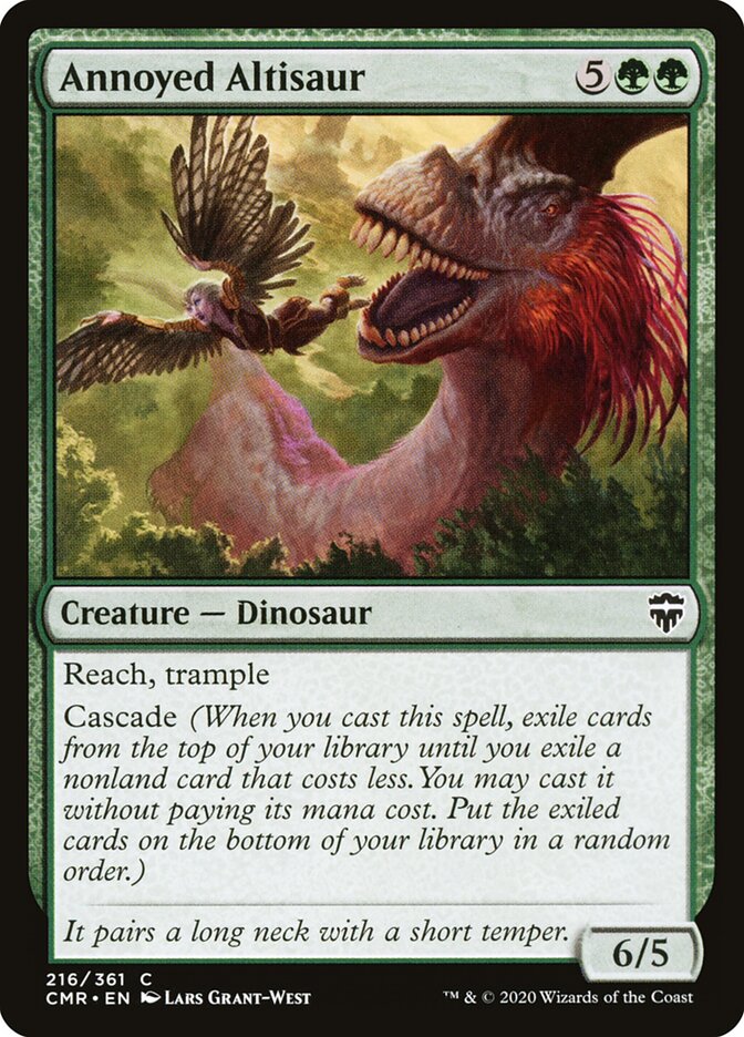 Annoyed Altisaur · Commander Legends (CMR) #216