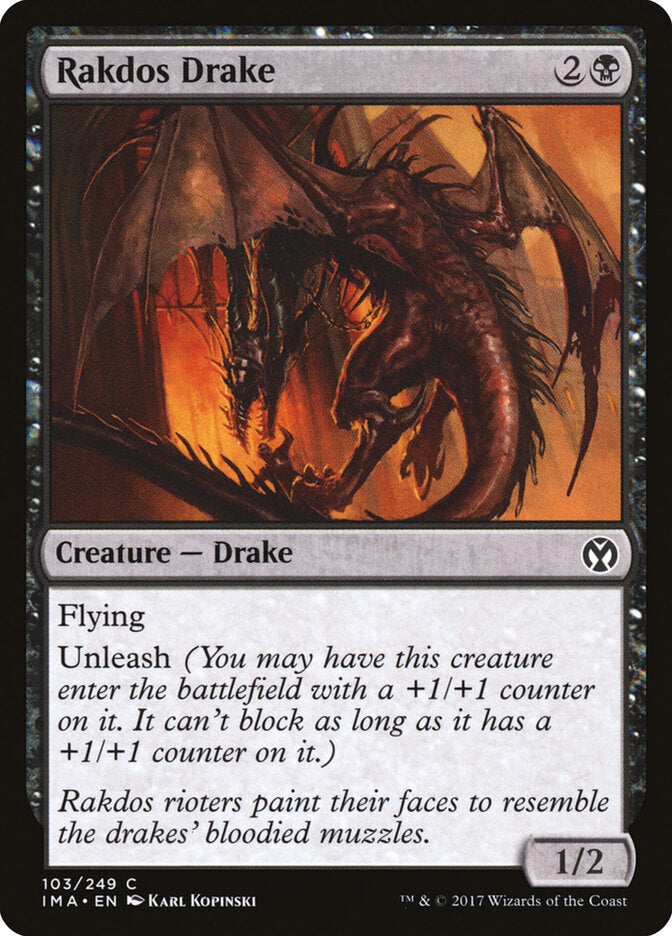 Rakdos Drake · Iconic Masters (IMA) #103