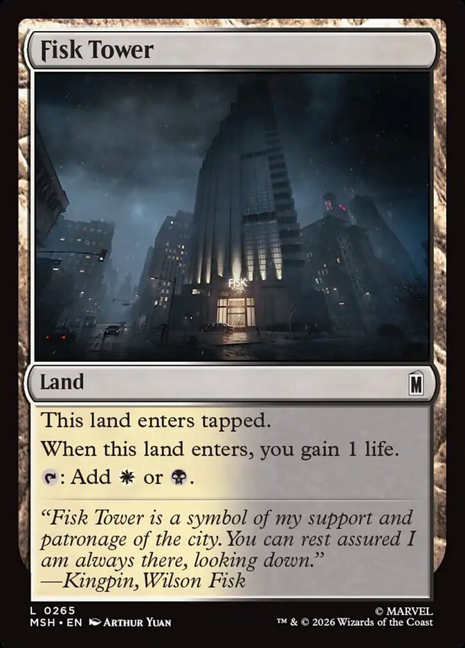 Fisk Tower · Marvel Super Heroes (MSH) #265