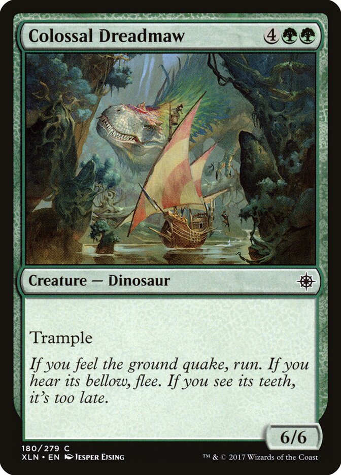 Colossal Dreadmaw · Ixalan (XLN) #180