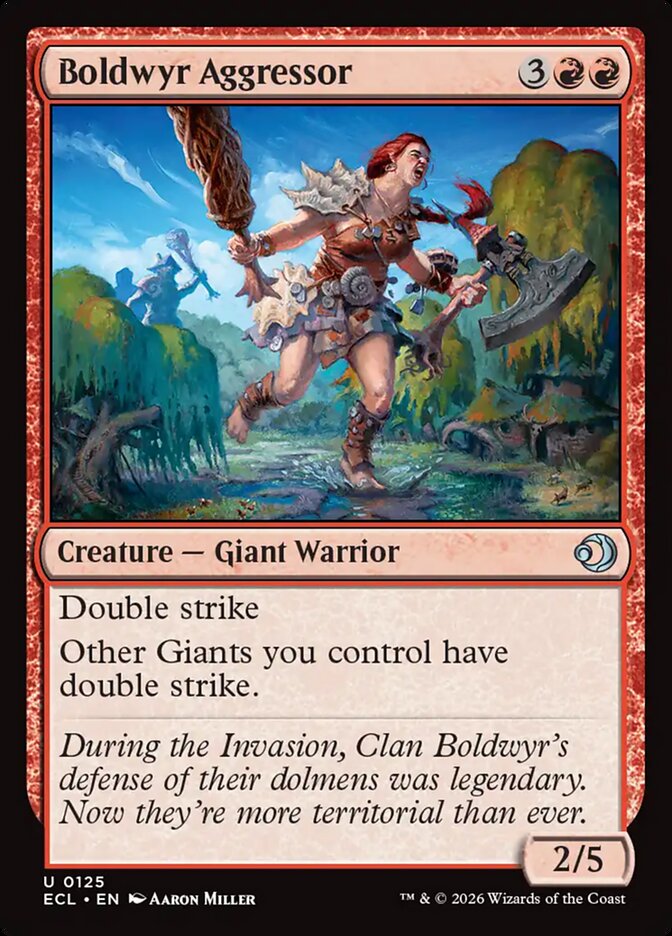Boldwyr Aggressor · Lorwyn Eclipsed (ECL) #125