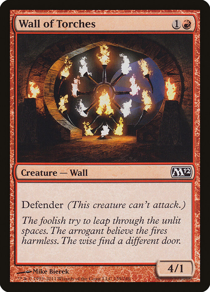 Wall of Torches · Magic 2012 (M12) #159