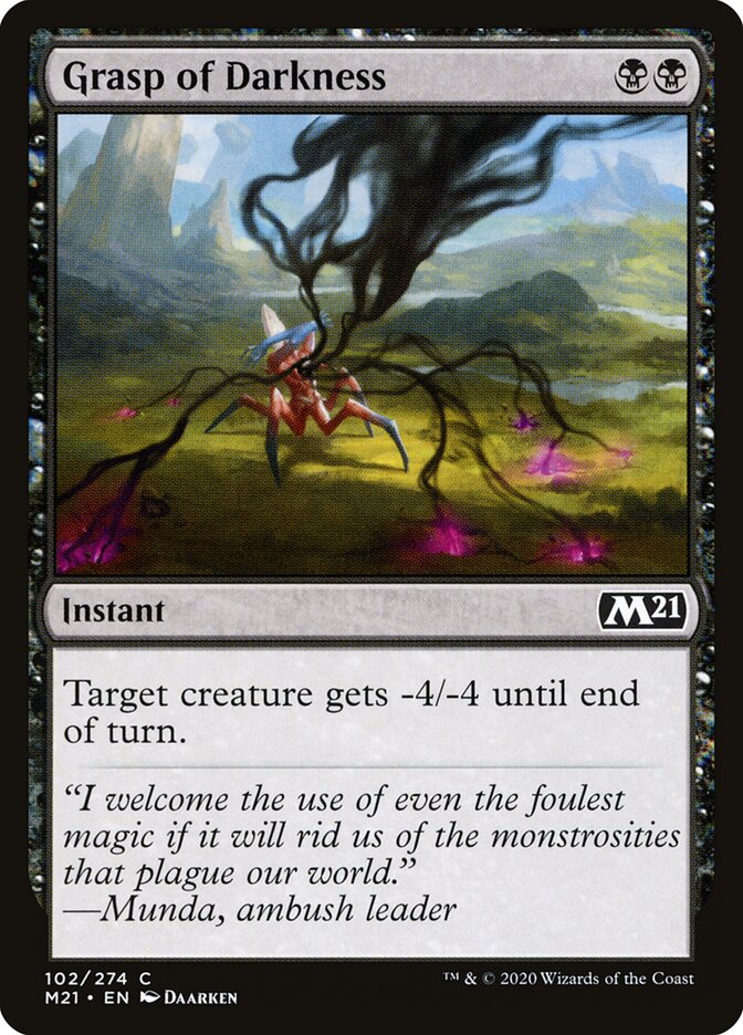 Grasp of Darkness · Core Set 2021 (M21) #102