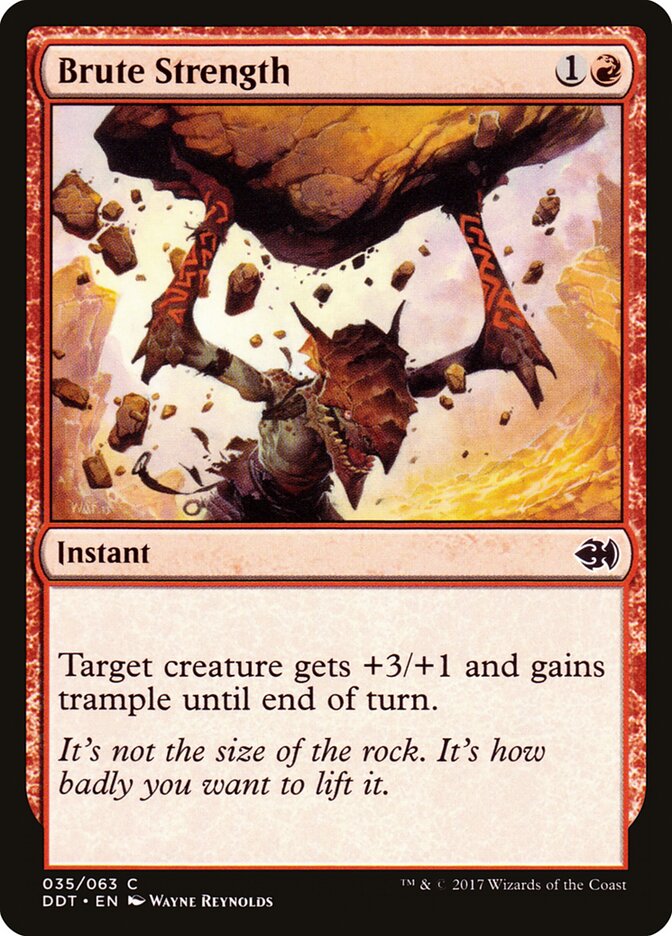 Brute Strength · Duel Decks: Merfolk vs. Goblins (DDT) #35
