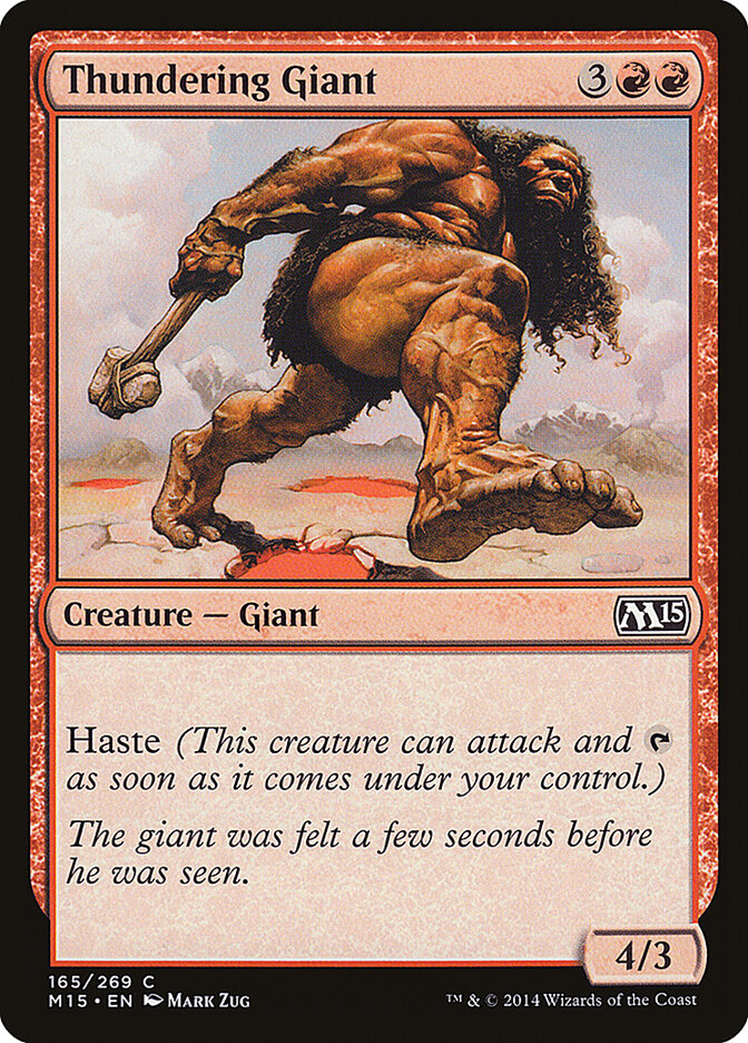 Thundering Giant · Magic 2015 (M15) #165