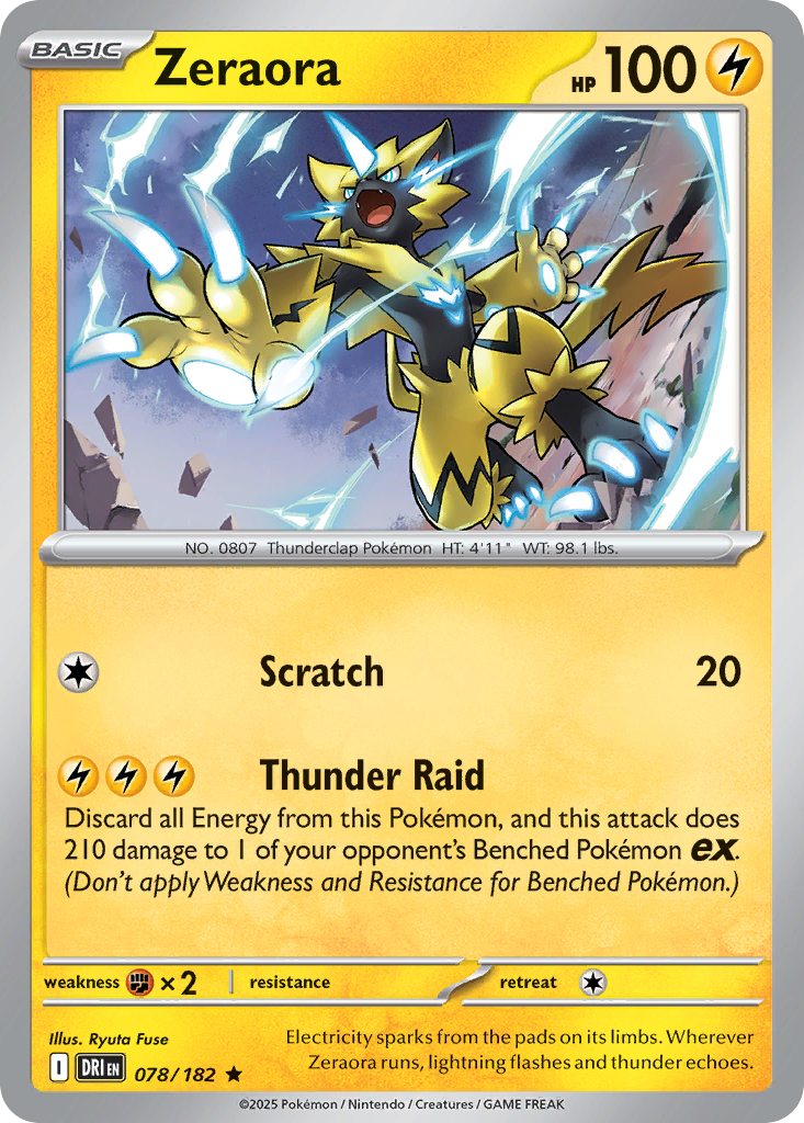 Zeraora · Destined Rivals (SV10) #78