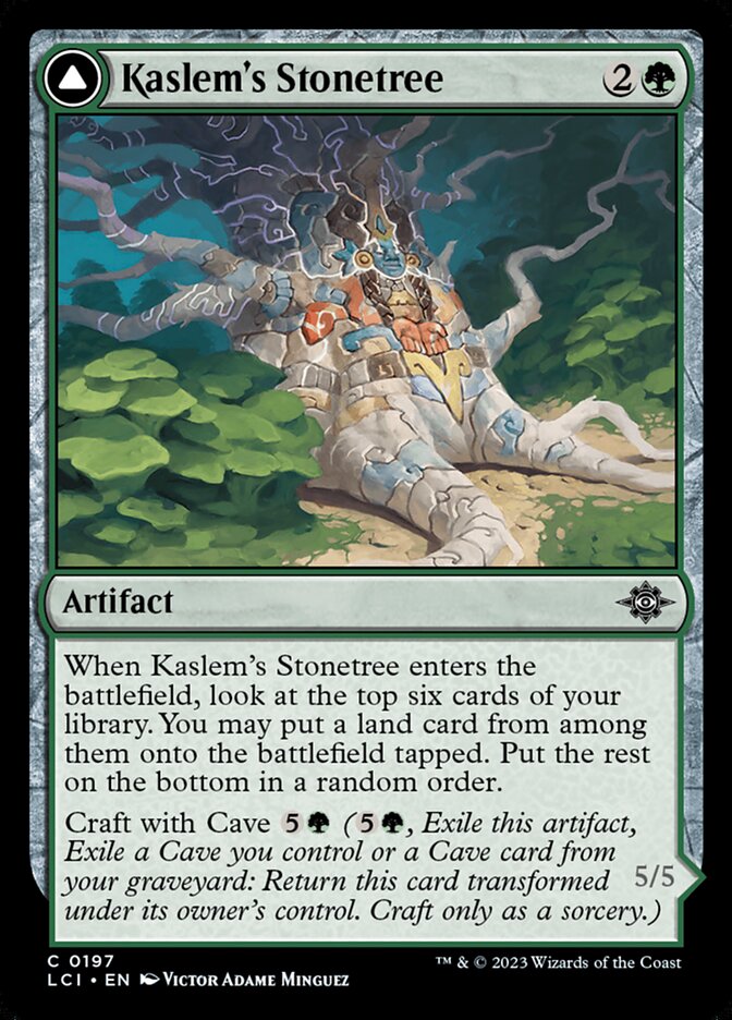 Kaslem's Stonetree // Kaslem's Strider · The Lost Caverns of Ixalan (LCI) #197