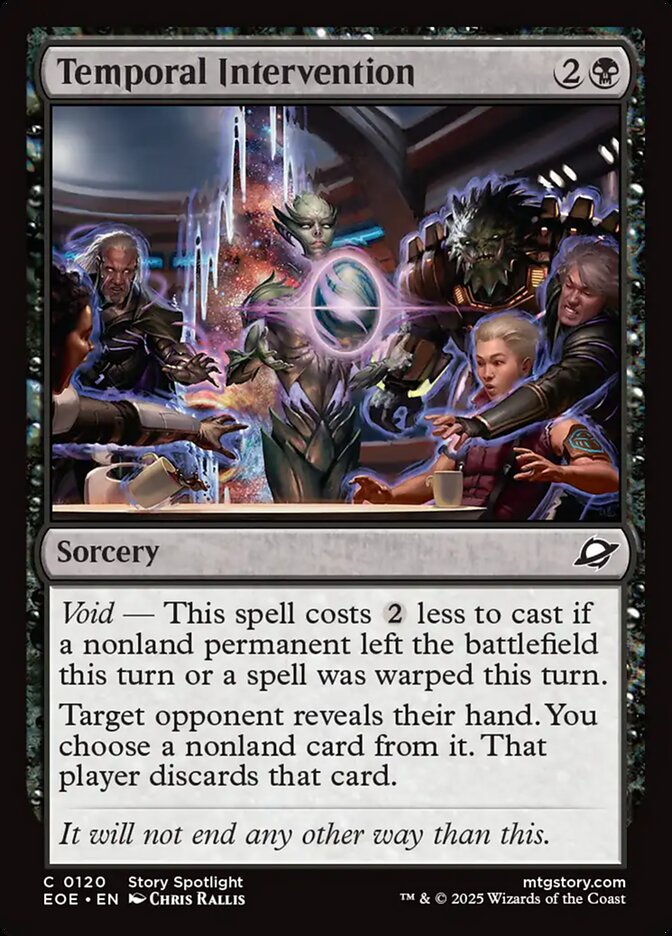 Temporal Intervention · Edge of Eternities (EOE) #120