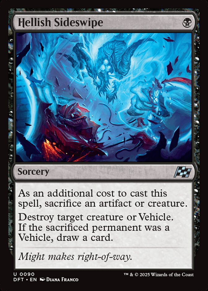 Hellish Sideswipe · Aetherdrift (DFT) #90