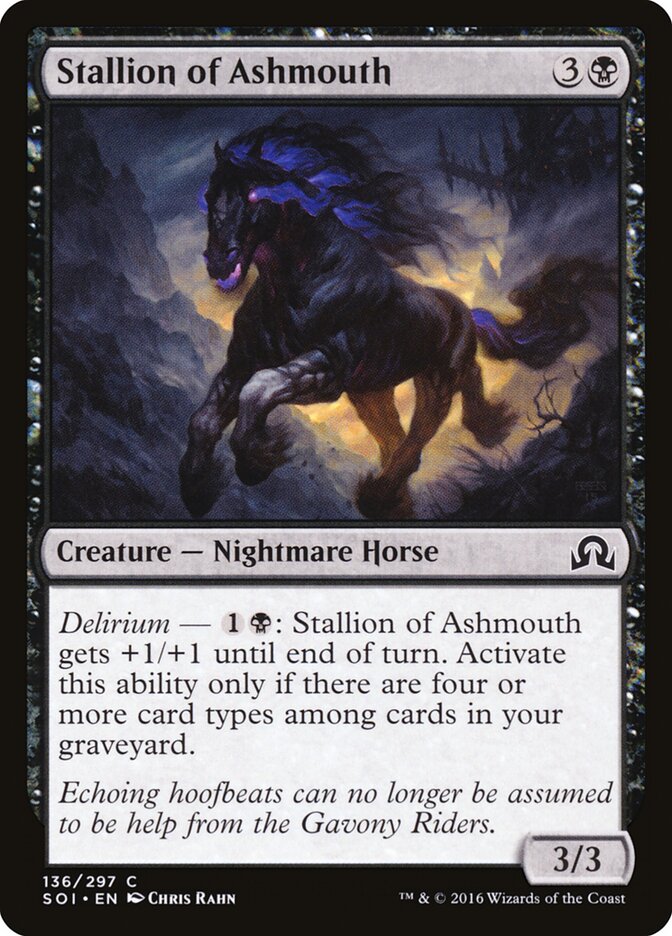 Stallion of Ashmouth · Shadows over Innistrad (SOI) #136
